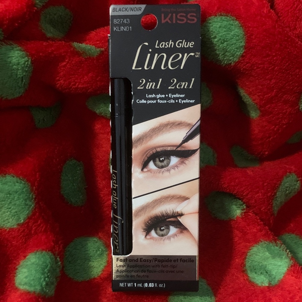 New KISS Lash Glue Liner 2 in 1 Black